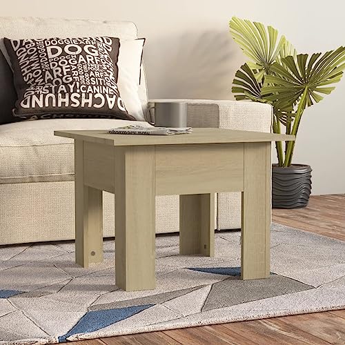 MOBCANT Couchtisch, Beistelltische Balkontisch Betttisch Laptop Tisch Geeignet für Hotel Schlafzimmer Wohnung Büro Sonoma-Eiche 55x55x42 cm Holzwerkstoff MOBCANT Couchtisch, Beistelltische Balkontisch Betttisch Laptop Tisch Geeignet für Hotel Schlafzimmer Wohnung Büro Sonoma-Eiche 55x55x42 cm Holzwerkstoff von MOBCANT