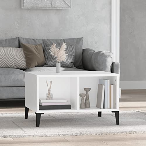 MOBCANT Couchtisch, Beistelltische Wohnzimmer möbel Nachttisch Betttisch Geeignet für Wohnung Büro Hotel Teehaus Weiß 60x50x36,5 cm Holzwerkstoff MOBCANT Couchtisch, Beistelltische Wohnzimmer möbel Nachttisch Betttisch Geeignet für Wohnung Büro Hotel Teehaus Weiß 60x50x36,5 cm Holzwerkstoff von MOBCANT