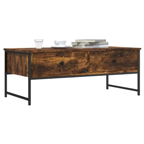 MOBCANT Couchtisch, Betttisch Balkontisch Nachttisch Wohnzimmertisch Geeignet für Wohnung Hotel Büro Schlafzimmer Räuchereiche 101x49x39,5 cm Holzwerkstoff MOBCANT Couchtisch, Betttisch Balkontisch Nachttisch Wohnzimmertisch Geeignet für Wohnung Hotel Büro Schlafzimmer Räuchereiche 101x49x39,5 cm Holzwerkstoff von MOBCANT