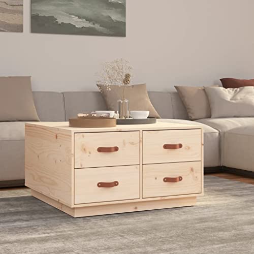 MOBCANT Couchtisch, Nachttisch Balkontisch Betttisch Sofa Tisch Geeignet für Hotel Teehaus Schlafzimmer Wohnung 80x80x45 cm Massivholz Kiefer MOBCANT Couchtisch, Nachttisch Balkontisch Betttisch Sofa Tisch Geeignet für Hotel Teehaus Schlafzimmer Wohnung 80x80x45 cm Massivholz Kiefer von MOBCANT