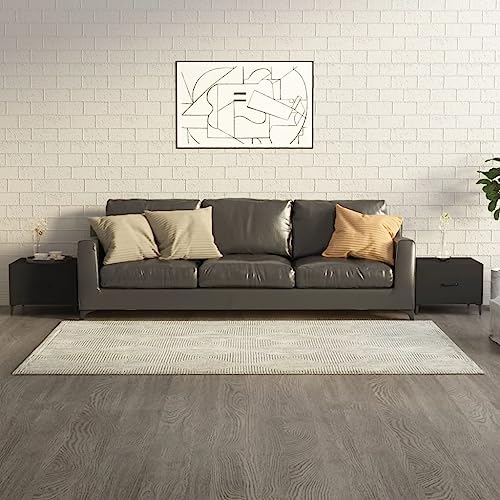 MOBCANT Couchtische mit Metallbeinen 2 STK, Stubentisch Balkontisch Wohnzimmertisch Side Table Geeignet für Teehaus Büro Hotel Wohnung Schwarz 50x50x40 cm MOBCANT Couchtische mit Metallbeinen 2 STK, Stubentisch Balkontisch Wohnzimmertisch Side Table Geeignet für Teehaus Büro Hotel Wohnung Schwarz 50x50x40 cm von MOBCANT