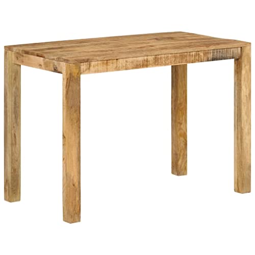 MOBCANT Esstisch 110x55x76 cm Massivholz Mango, Bartisch Tisch Essen Tisch Table Verwendbar für Restaurant Wohnzimmer Wohnung Speisesaal von MOBCANT