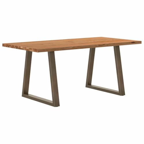 MOBCANT Esstisch Hellbraun 180x90x74 cm Massivholz Eiche Rechteckig, Theke bar Tisch Bartisch Table Verwendbar für Speisesaal Restaurant Hotel Wohnung von MOBCANT