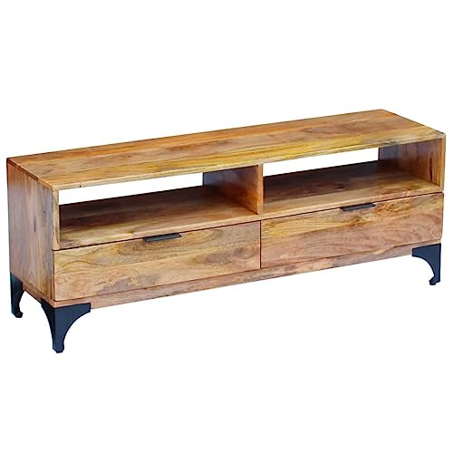 MOBCANT Fernsehtisch, Fernseherer Tisch TV unterschrank Sideboard TV-Schrank Geeignet für Hotel Wohnung Wohnbereich Schlafzimmer Mangoholz 120x35x45 cm MOBCANT Fernsehtisch, Fernseherer Tisch TV unterschrank Sideboard TV-Schrank Geeignet für Hotel Wohnung Wohnbereich Schlafzimmer Mangoholz 120x35x45 cm von MOBCANT