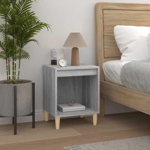 MOBCANT Nachttisch, Nachttischschrank Nachtkästchen Sofatisch Nachtischschränke Geeignet für Schlafzimmer Hotel Wohnstube Wohnung Grau Sonoma 40x35x50 cm MOBCANT Nachttisch, Nachttischschrank Nachtkästchen Sofatisch Nachtischschränke Geeignet für Schlafzimmer Hotel Wohnstube Wohnung Grau Sonoma 40x35x50 cm von MOBCANT