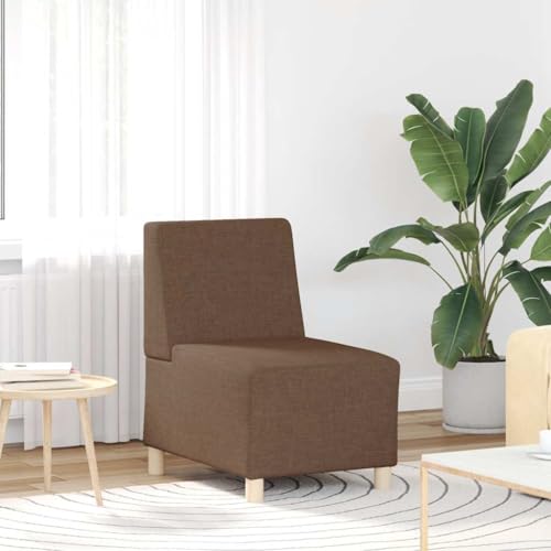 MOBCANT Sessel Braun 55 cm Stoff Sofagarnitur Couch Modulares Sofa Schlafsofa für Büro Empfangsraum Wohnung Hotel MOBCANT Sessel Braun 55 cm Stoff Sofagarnitur Couch Modulares Sofa Schlafsofa für Büro Empfangsraum Wohnung Hotel von MOBCANT