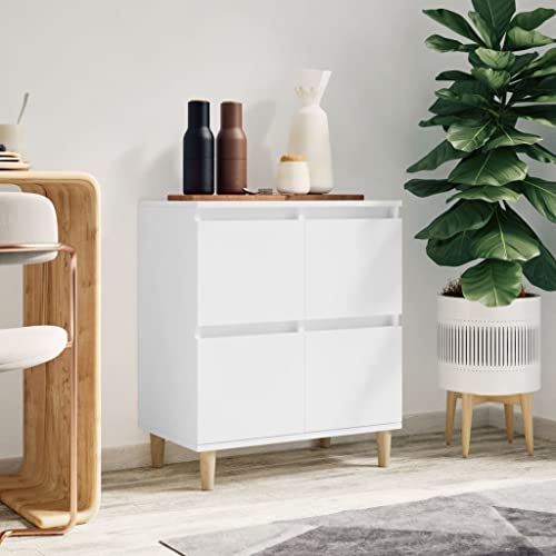 MOBCANT Sideboard, Aufbewahrungsschrank Apothekerschrank Buffetschrank Küchenbuffet Geeignet für Schlafzimmer Korridor Foyer Wohnbereich Weiß 60x35x70 cm Holzwerkstoff von MOBCANT
