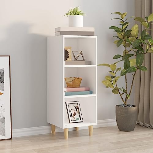MOBCANT Sideboard, Storage Cabinet Vorratsschrank Kaffeebar Geschirrschrank Geeignet für Korridor Küche Foyer Wohnbereich Weiß 34,5x32,5x90 cm Holzwerkstoff MOBCANT Sideboard, Storage Cabinet Vorratsschrank Kaffeebar Geschirrschrank Geeignet für Korridor Küche Foyer Wohnbereich Weiß 34,5x32,5x90 cm Holzwerkstoff von MOBCANT