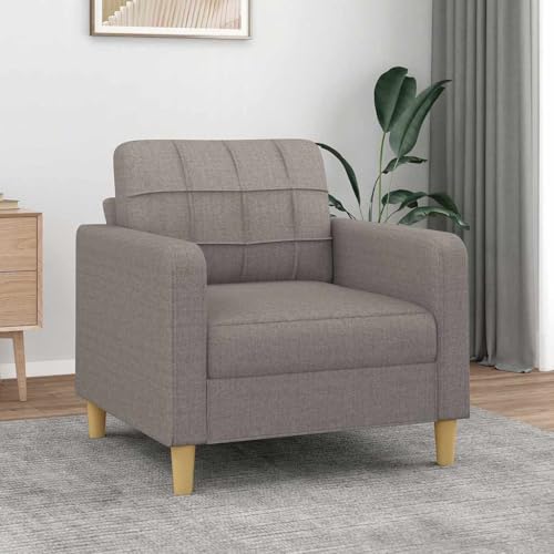 MOBCANT Sofasessel Taupe 60 cm Stoff Sofabezug Couchgarnitur Modulares Sofa Schlafcouch für Wohnzimmer Büro Empfangsraum Wohnung MOBCANT Sofasessel Taupe 60 cm Stoff Sofabezug Couchgarnitur Modulares Sofa Schlafcouch für Wohnzimmer Büro Empfangsraum Wohnung von MOBCANT