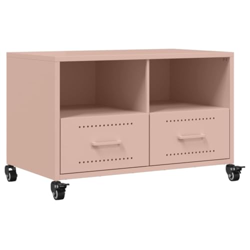 MOBCANT TV-Schrank, Fernseherständer TV-möbel TV-Tisch TV-Cabinet Geeignet für Büro Wohnung Küche Schlafzimmer Rosa 68x39x43,5 cm Kaltgewalzter Stahl MOBCANT TV-Schrank, Fernseherständer TV-möbel TV-Tisch TV-Cabinet Geeignet für Büro Wohnung Küche Schlafzimmer Rosa 68x39x43,5 cm Kaltgewalzter Stahl von MOBCANT