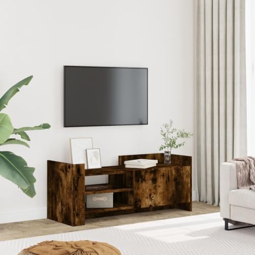 MOBCANT TV-Schrank, Fernsehertisch Sideboard TV-unterschrank Fernseherständer Geeignet für Hotel Wohnung Wohnbereich Schlafzimmer Räuchereiche 100x35x40 cm Holzwerkstoff MOBCANT TV-Schrank, Fernsehertisch Sideboard TV-unterschrank Fernseherständer Geeignet für Hotel Wohnung Wohnbereich Schlafzimmer Räuchereiche 100x35x40 cm Holzwerkstoff von MOBCANT