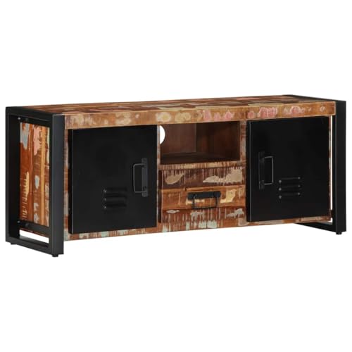 MOBCANT TV-Schrank, Lowboard Sideboard TV-möbel TV-Regal Geeignet für Wohnbereich Büro Küche Schlafzimmer 100x30x40 cm Altholz Massiv MOBCANT TV-Schrank, Lowboard Sideboard TV-möbel TV-Regal Geeignet für Wohnbereich Büro Küche Schlafzimmer 100x30x40 cm Altholz Massiv von MOBCANT