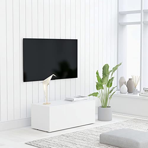 MOBCANT TV-Schrank, Sideboard TV-Bank TV-Tisch TV-Table Geeignet für Wohnbereich Schlafzimmer Hotel Büro Weiß 80x34x30 cm Holzwerkstoff MOBCANT TV-Schrank, Sideboard TV-Bank TV-Tisch TV-Table Geeignet für Wohnbereich Schlafzimmer Hotel Büro Weiß 80x34x30 cm Holzwerkstoff von MOBCANT