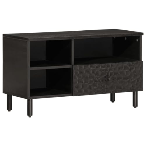 MOBCANT TV-Schrank, Sideboard TV-Tisch Fernsehertisch Lowboard Geeignet für Wohnung Wohnbereich Schlafzimmer Küche 80x33x46 cm Massivholz Mango von MOBCANT