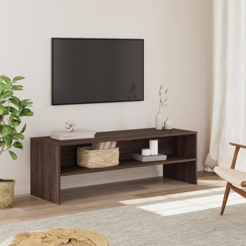 MOBCANT TV-Schrank, TV-Table TV-Cabinet TV-Bank Sideboard Geeignet für Küche Hotel Wohnbereich Schlafzimmer Braun Eichen-Optik 120x40x40 cm Holzwerkstoff MOBCANT TV-Schrank, TV-Table TV-Cabinet TV-Bank Sideboard Geeignet für Küche Hotel Wohnbereich Schlafzimmer Braun Eichen-Optik 120x40x40 cm Holzwerkstoff von MOBCANT