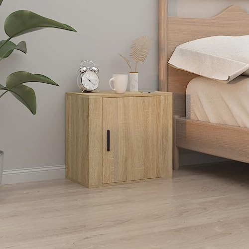 MOBCANT Wand-Nachttisch, Wandkonsole Nachtkasten Hängende Nachttische Nachtschrank Geeignet für Wohnstube Mehrbettzimmer Schlafzimmer Wohnung Sonoma-Eiche 50x30x47 cm MOBCANT Wand-Nachttisch, Wandkonsole Nachtkasten Hängende Nachttische Nachtschrank Geeignet für Wohnstube Mehrbettzimmer Schlafzimmer Wohnung Sonoma-Eiche 50x30x47 cm von MOBCANT