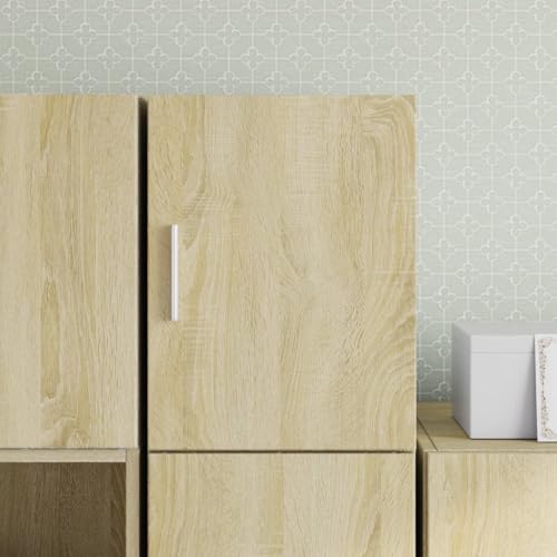 MOBCANT Wandschrank, Geschirrschrank Apothekerschrank Cupboard Buffetschrank Geeignet für Schlafzimmer Wohnbereich Foyer Korridor Sonoma-Eiche 30x42,5x40 cm Holzwerkstoff von MOBCANT
