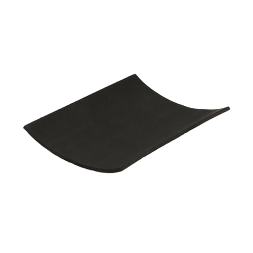 Anti-Rutsch Mussit aus schwarzem EPDM selbstklebend 85 x 100 mm - Stärke 2,5 mm - 1 Stück von MOBILA