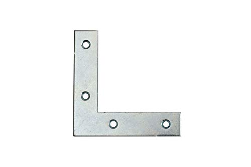 Mobila RS00614 Verstärkungswinkel, verzinkter Stahl, 50 x 50 mm, 4 Stück von MOBILA