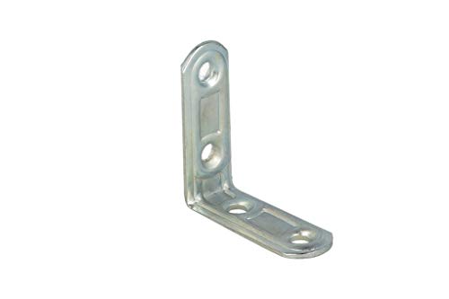 Mobila RS00656 Winkelstecker, Stahl verzinkt weiß, 40 x 40 mm, 4 Stück von MOBILA