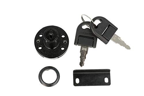 Mobila RS01252 Schubladenschloss, 20 mm, Durchmesser 16,5 mm, Schwarz von MOBILA
