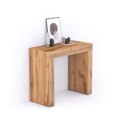 MOBILI FIVER, Evolution Konsolentisch 90 x 40, rustikale Eiche, Made In Italy MOBILI FIVER, Evolution Konsolentisch 90 x 40, rustikale Eiche, Made In Italy von MOBILI FIVER