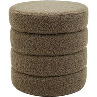 Mobili Rebecca - Aufbewahrungshocker Rebecca Mobili Bunya 40x37x37 Polyestergewebe mdf Modern von MOBILI REBECCA