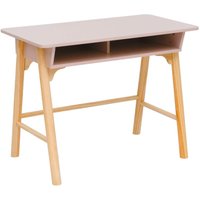 Mobili Rebecca - Kinder-Schreibtisch Rebecca Mobili Badal 70x90x50 mdf Kiefern Rosa Braun von MOBILI REBECCA