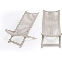 Mobili Rebecca - Liegestuhl Rebecca Mobili Azan 79x48x90 Stahl Polyrattan Grau set 2 stk Mobili Rebecca - Liegestuhl Rebecca Mobili Azan 79x48x90 Stahl Polyrattan Grau set 2 stk von MOBILI REBECCA