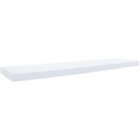 Mobili Rebecca - Rebecca Mobili 2er Set Wandregale Hängeregal Holz Weiß Flur Modern 3.8x100x25 von MOBILI REBECCA