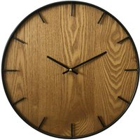 Mobili Rebecca - Rebecca Mobili Küchenuhr Wanduhr Mdf Braun Schwarz Flur 40x40x4,5 von MOBILI REBECCA