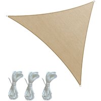 Mobili Rebecca - Rebecca Mobili Sonnenmarkise Wetterschutz Dreieckig Beige Polyethylen 5x5x5 von MOBILI REBECCA