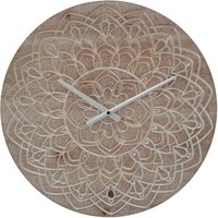 Rebecca Mobili Dekorative Uhr in Braun und Weiß im Boho-Stil von MOBILI REBECCA
