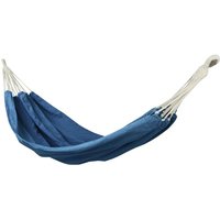 Mobili Rebecca - Rebecca Mobili Garten Hängematte Camping Blau 2 Personen Polyester mit Koffer 200 kg von MOBILI REBECCA