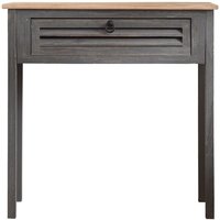 Rebecca Mobili Wandtischchen Schreibtisch 1 Schublade Holz blau 75x75x30,5 von MOBILI REBECCA