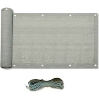 Rebecca Mobili Windschutz Balkon Stoff Grau Polyethylen Mit Seil 0,75x6 Rebecca Mobili Windschutz Balkon Stoff Grau Polyethylen Mit Seil 0,75x6 von MOBILI REBECCA