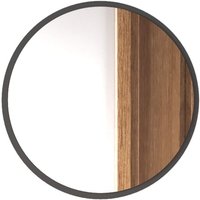 Mobili Rebecca - Spiegel Rebecca Mobili Anbar 60x60x2 Spanplatte Glas Dunkelgrau Modern von MOBILI REBECCA