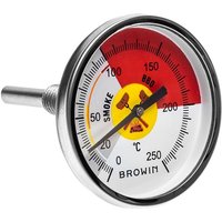 BBQ-Smoker-Thermometer – Zifferblatt, 0 – 250 °C von MOBILIBRICO