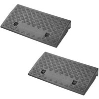 Bordsteinrampe 70 mm schwarz - set mit 2 stuck von MOBILIBRICO