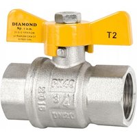 Gas-Kugelhahn 3/4 Zoll Ig/ig Drosselklappenventil Gas-Kugelhahn 3/4 Zoll Ig/ig Drosselklappenventil von MOBILIBRICO