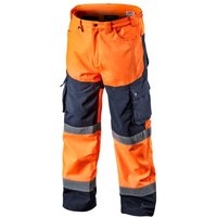 Mobilibrico - Softshell-Warnschutzhose mit Reflektionsstreifen orange m von MOBILIBRICO