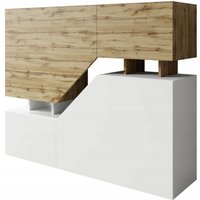 DOPPELTE Kommode für das Wohnzimmer, Weißeiche Wotan von MOBILIER1