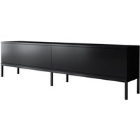 Mobilier1 - TV-Möbel 2 Klapptüren Schwarz B180 cm - lord von MOBILIER1