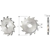 MTECF035.13 - regulierbare fräsen für kanäle Mobiltecnica 13D200 LU4/7,5 Z8+8 ZTOT16 DB35 ax 10 +/- re / li h 4,5 von MOBILTECNICA