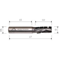 Mtec041.7 - Nesting-Spindelfräse Aus Dia Z3+3 Körper Aus Densimet, Überwieg. Neg. - Mobiltecnica .7d12 Lu 25 Ds12 Lt75 Z Ax20° Re H3,5 von MOBILTECNICA
