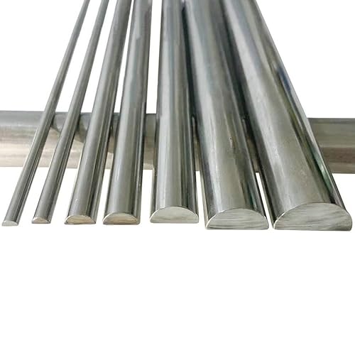 304 Halbrundstahl Edelstahlstange 19,7 Zoll Länge für die Verarbeitung von Teilen aus massivem halbrundem Schaft für Metallhandwerk zum Selbermachen (Silver, 1 Piece/15MMX30MMX50CM) von MOBUKJUU