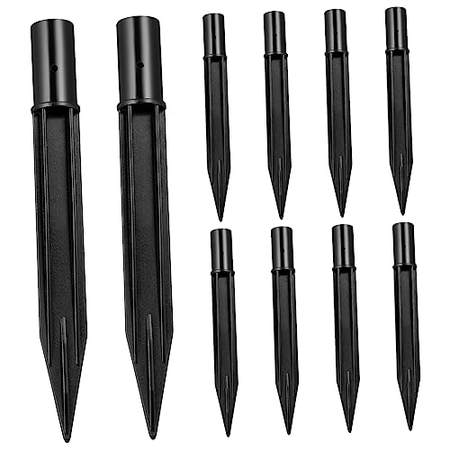 MOBUTOFU 10 Stück Teiliges Solarlicht Erdspieße aus Robustem Abs Kunststoff Wetterbeständig Einfache Montage Passend für Garten und Landschaftsbeleuchtung als Ersatzpfähle für MOBUTOFU 10 Stück Teiliges Solarlicht Erdspieße aus Robustem Abs Kunststoff Wetterbeständig Einfache Montage Passend für Garten und Landschaftsbeleuchtung als Ersatzpfähle für von MOBUTOFU