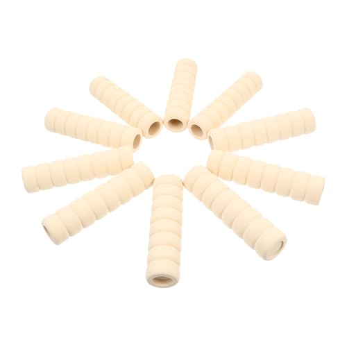 MOBUTOFU 10 Stück Teiliges Türgriff schutzset aus Flexiblem Rutschfestem Material für Zimmertüren Stoßdämpfend und Sicher Schützt vor Verletzungen und Wandbeschädigungen Weiß von MOBUTOFU