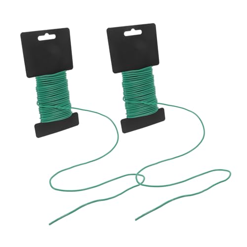 MOBUTOFU 2 Rollen Flexible Wiederverwendbare Pflanzenbinder Grün Pflanzendraht zur Pflanzenstütze und Gartenorganisation Strapazierfähiger Bindedraht für Bonsai und Kletterpflanzen MOBUTOFU 2 Rollen Flexible Wiederverwendbare Pflanzenbinder Grün Pflanzendraht zur Pflanzenstütze und Gartenorganisation Strapazierfähiger Bindedraht für Bonsai und Kletterpflanzen von MOBUTOFU