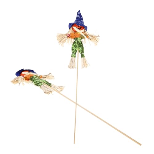 MOBUTOFU 2 Stück Teiliges Halloween Vogelscheuchen Detailreiches Outdoor herbstdekor mit Lebensechter Kürbisgesichts vogelscheuche Wiederverwendbare Festivaldekoration für Halloween MOBUTOFU 2 Stück Teiliges Halloween Vogelscheuchen Detailreiches Outdoor herbstdekor mit Lebensechter Kürbisgesichts vogelscheuche Wiederverwendbare Festivaldekoration für Halloween von MOBUTOFU